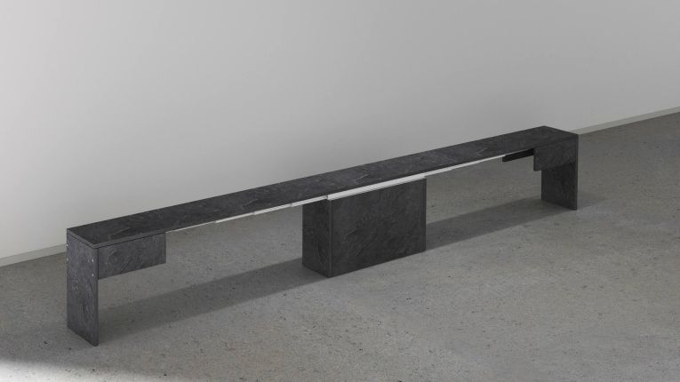 Panca ardesia estensibile 290x25x45h cm - Yutu