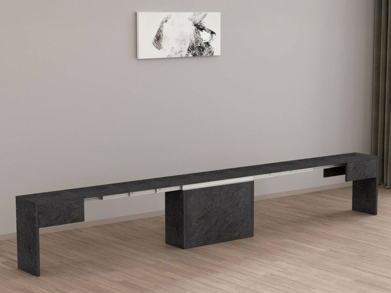 Panca ardesia estensibile 290x25x45h cm - Yutu