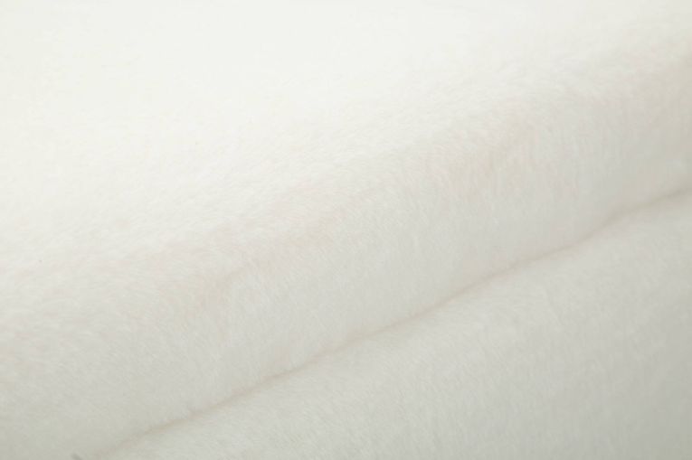 Panca contenitore rivestita bianca e oro 112x42x50h cm - Aiano