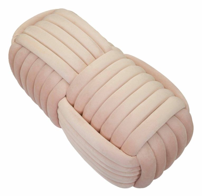 Panca design rosa 90x45x45h cm - Calcea