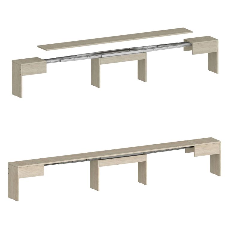 Panca estensibile olmo 290x25x45h cm - Quedan