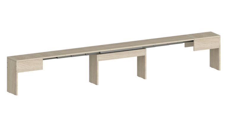 Panca estensibile olmo 290x25x45h cm - Quedan
