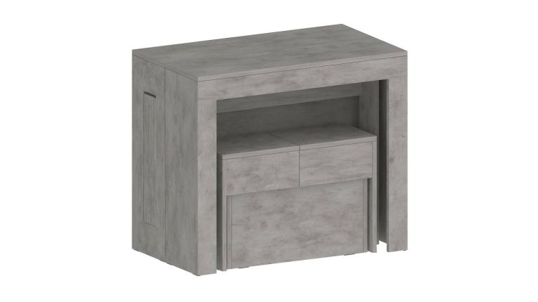 Panca grigia allungabile 290x25x45h cm - Yutu