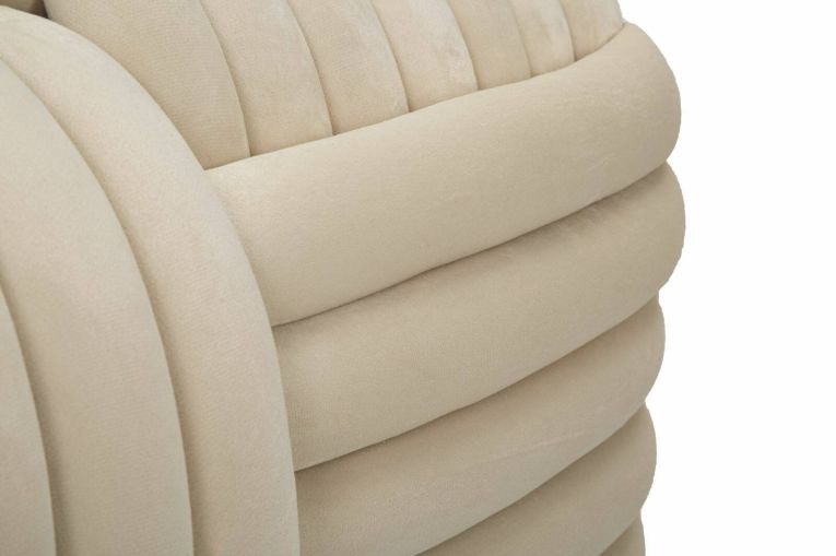 Panca Marokopa, Panchina multiuso, Seduta per ospiti, Cassapanca multifunzione, 90x45 h45 cm, Crema