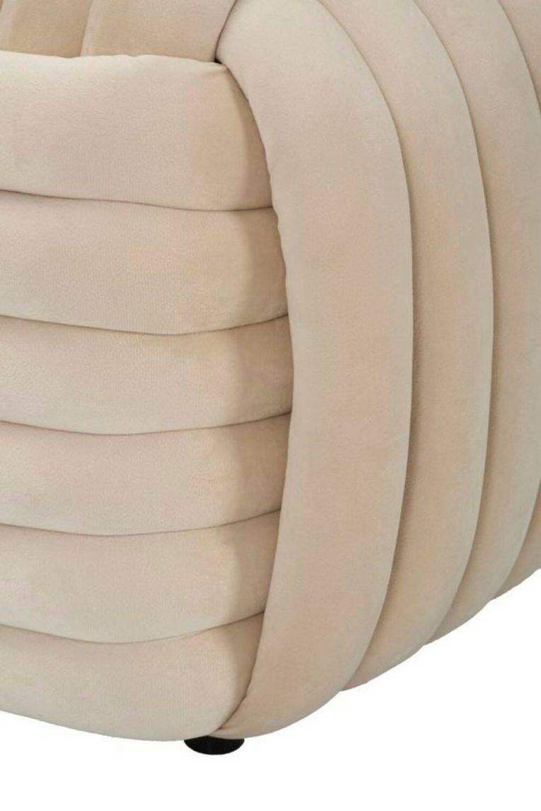 Panca Marokopa, Panchina multiuso, Seduta per ospiti, Cassapanca multifunzione, 90x45 h45 cm, Crema