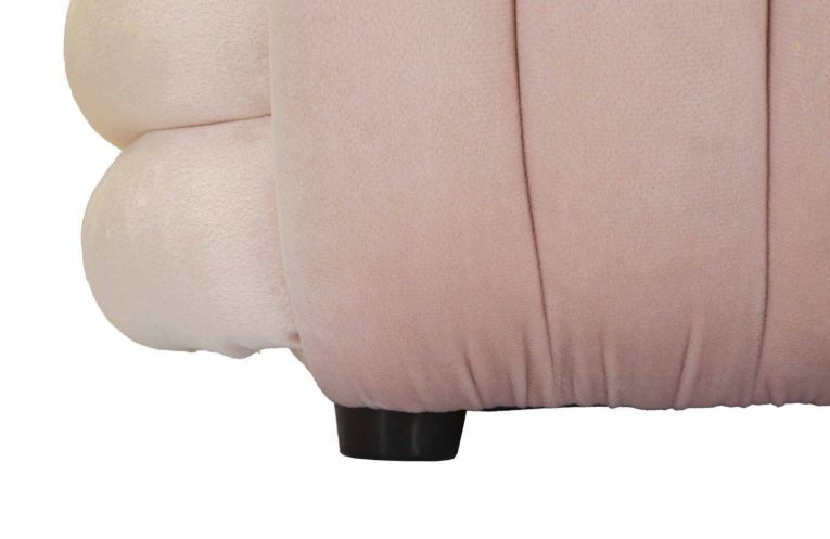 Panca Marokopa, Panchina multiuso, Seduta per ospiti, Cassapanca multifunzione, 90x45 h45 cm, Rosa