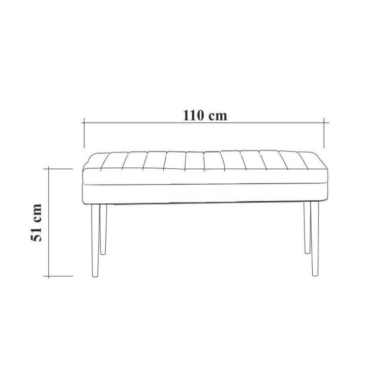 Panca Marrone Noce blu Peso Supportato 130 kg Colore Struttura blu 110x40x48h cm, Altezza Seduta 48 cm - Arielli