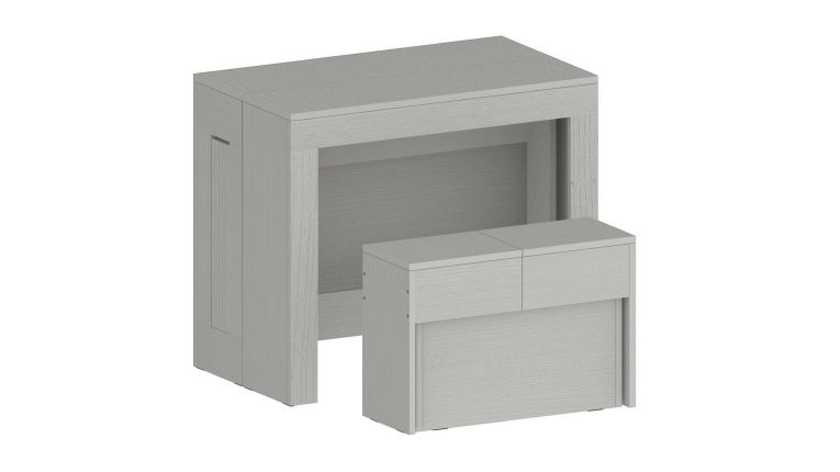 Panca moderna estensibile bianca 290x25x45h cm - Yutu