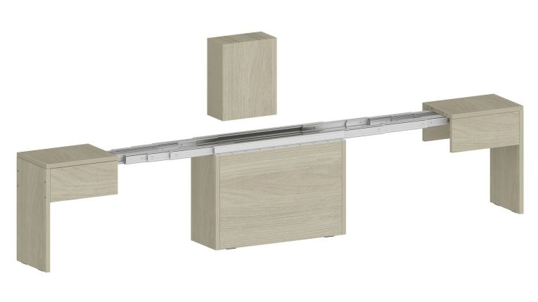Panca olmo estensibile 290x25x45h cm - Yutu