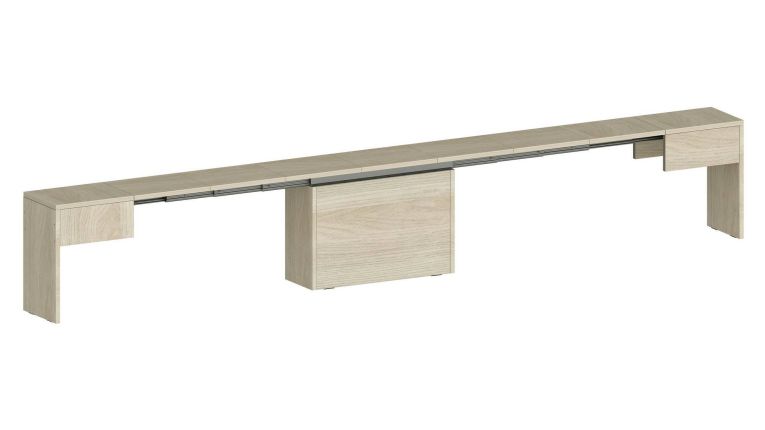 Panca olmo estensibile 290x25x45h cm - Yutu
