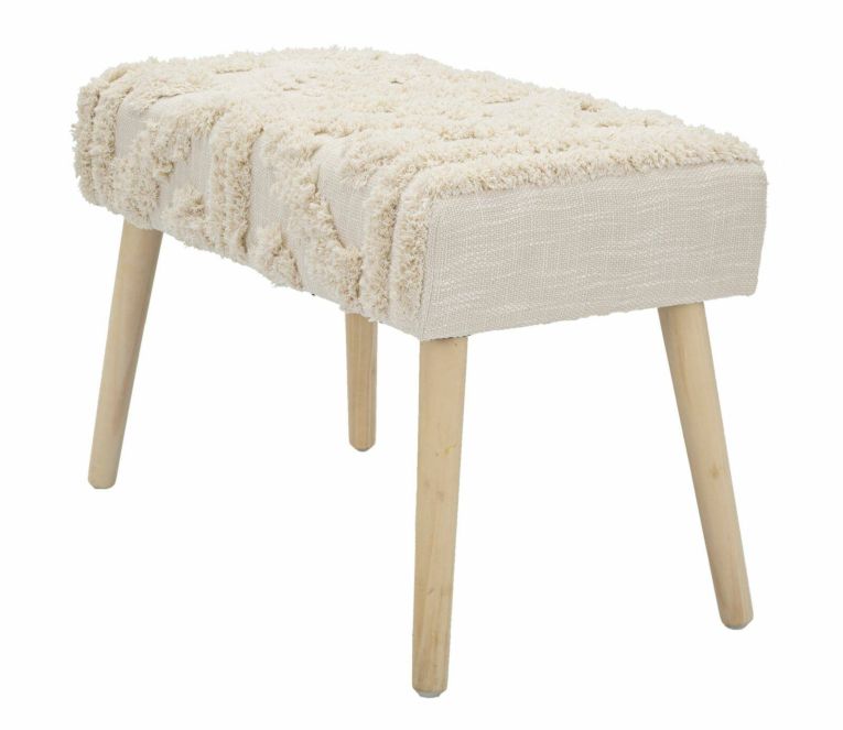 Panca piccola bianca 66x34x42h cm - Art