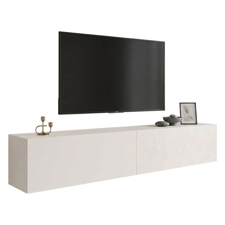 Parete Attrezzata Beige Modulabile 2 Ripiani, Apertura Battente - Gava