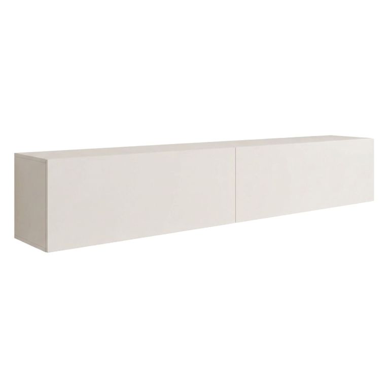 Parete Attrezzata Beige Modulabile 2 Ripiani, Apertura Battente - Gava
