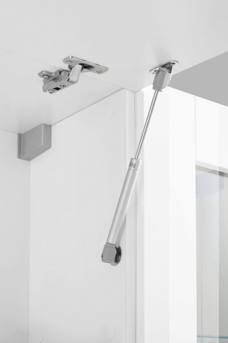 Parete Attrezzata Bianco 8 Ripiani Modulabile 260x30x180h cm, 14 Vani - Alatri