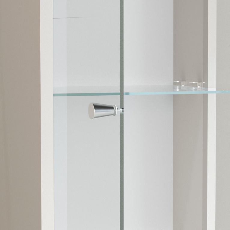 Parete Attrezzata Marrone Acero Beige Cashmere 8 Ripiani 5 Ante 245x40x191.2h cm, Apertura Battente - Galatina