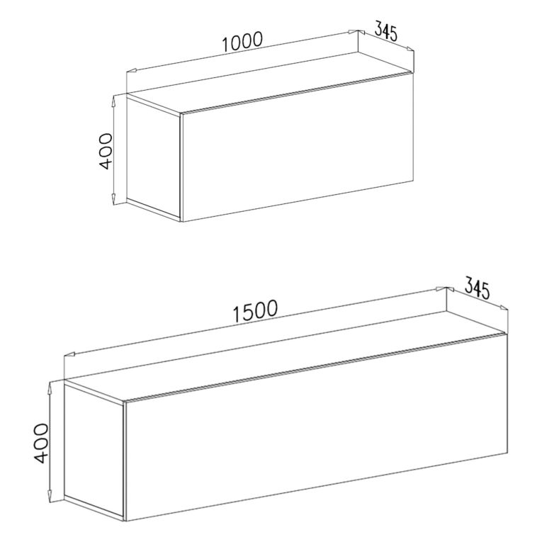 Parete Attrezzata Marrone Noce Modulabile 4 Ripiani, 4 Ante - Gasoraba