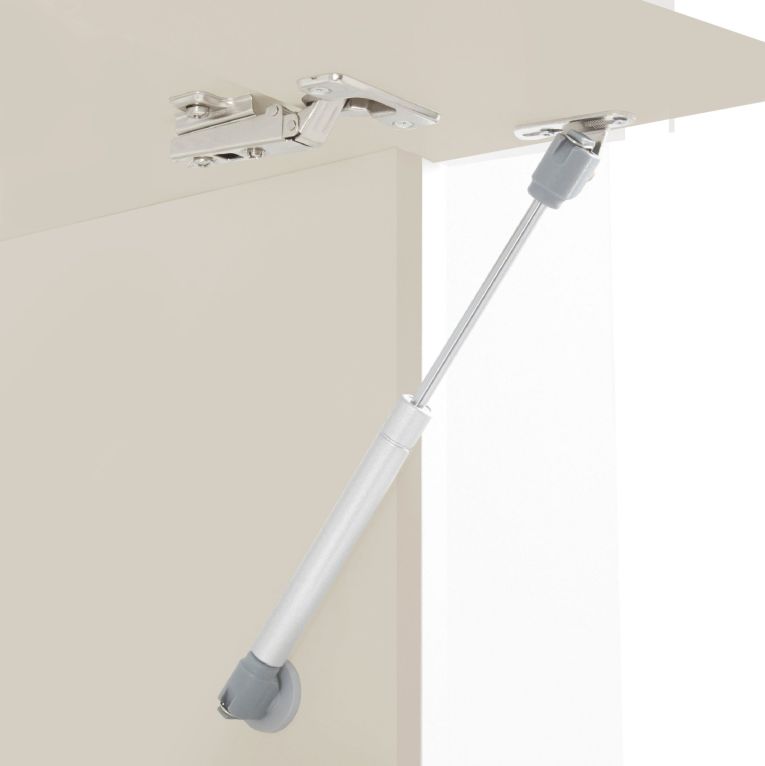 Parete Attrezzata Marrone Rovere Beige Cashmere 14 Ripiani 6 Ante 290x40x191.2h cm, Apertura Battente - Sabbia