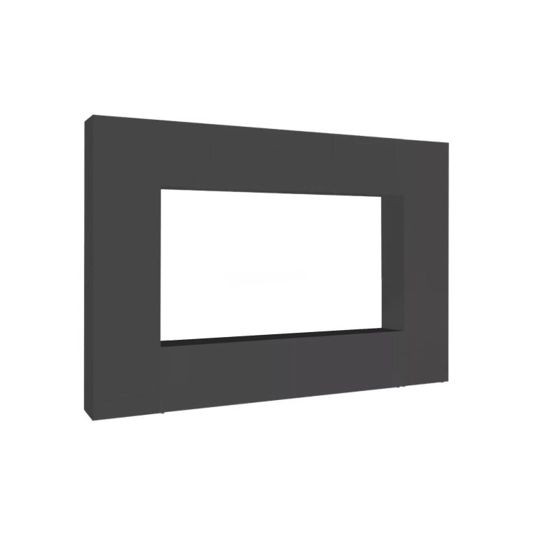 Parete soggiorno multifunzione 260cm antracite - Amel