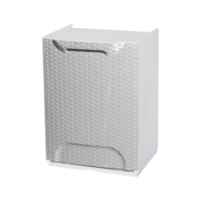 Pattumiera bassa bianco 34x47h cm - Nakri