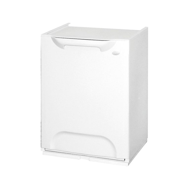 Pattumiera Bianco Capacità 15 lt un Cestino 34x29x47h cm, Cestino Estraibile Made in Italy - Dorothy