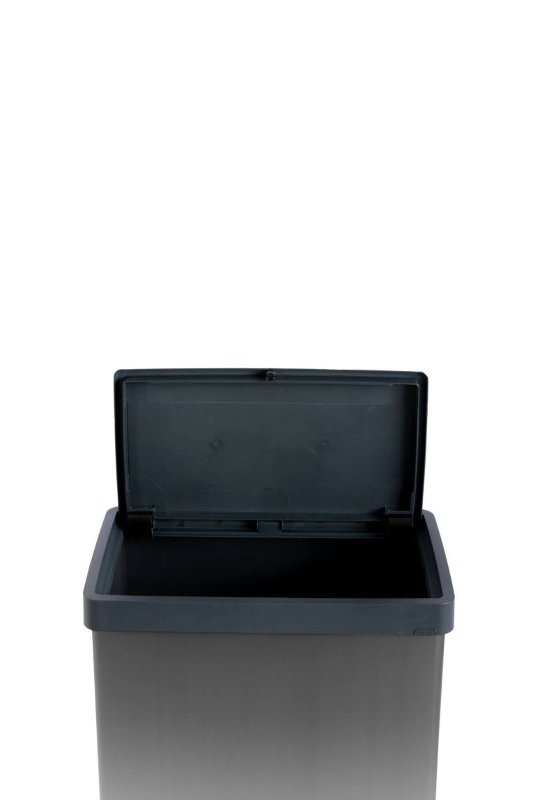 Pattumiera scandi 54 L 44x27x69h cm grigio scuro - Tofino