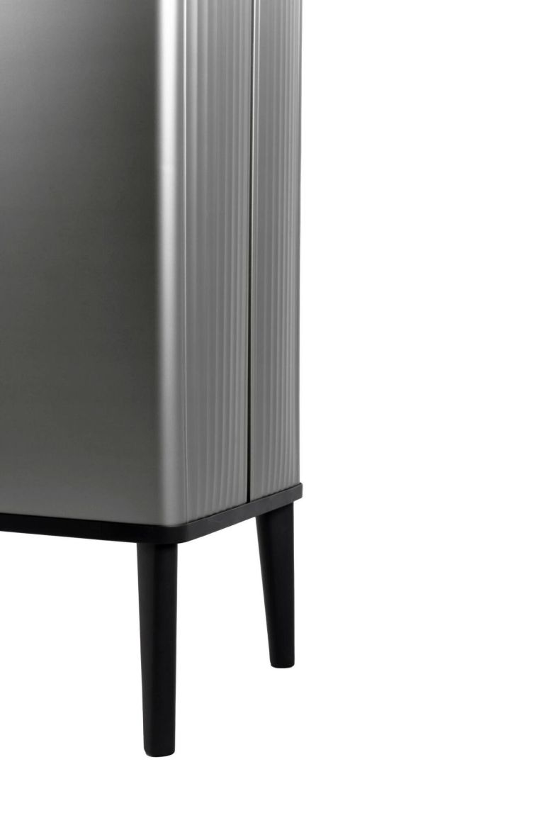 Pattumiera scandi 54 L 44x27x69h cm grigio scuro - Tofino