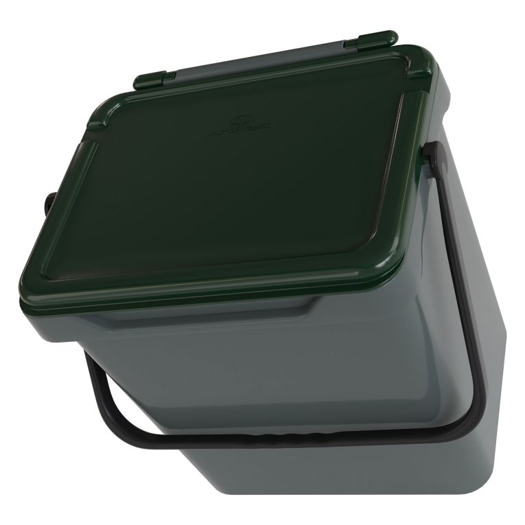 Pattumiera Verde Capacità 38 lt un Cestino 40x31x39h cm, Made in Italy - Foscas