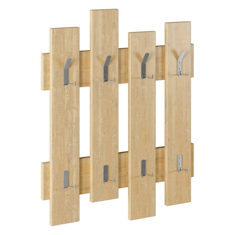Pensile appendiabiti 64x79h cm 8 posti quercia - Astratto