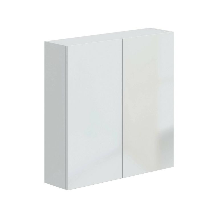 Pensile bagno 2 ante 60x60h cm bianco lucido - Apollosa