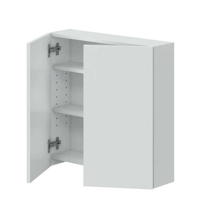Pensile bagno 2 ante 60x60h cm bianco lucido - Apollosa