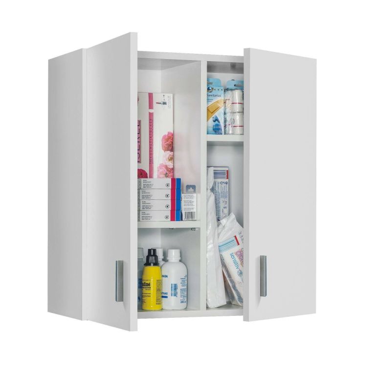 Pensile bagno 2 ante 60x60h cm bianco - Mors