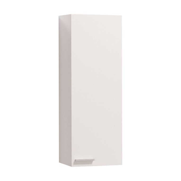 Pensile bagno modulabile 30x85h cm bianco lucido - Alcott