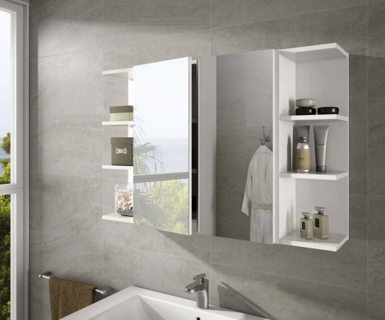 Pensile moderno 20x65h cm bianco - Alinka