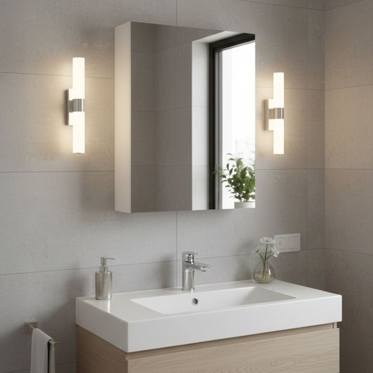 Pensile moderno 40x65h cm bianco lucido - Andaluso