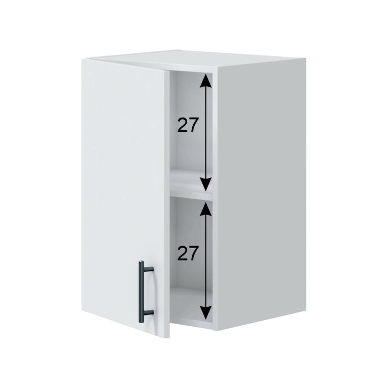 Pensile moderno modulabile 40x59h cm bianco - Thyra