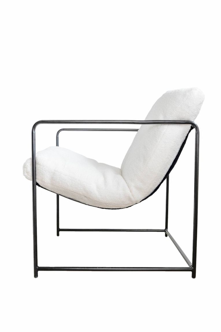 Poltrona Bianco set da 2 Braccioli 61x67x75h cm, Peso Supportato 120 kg - Appare