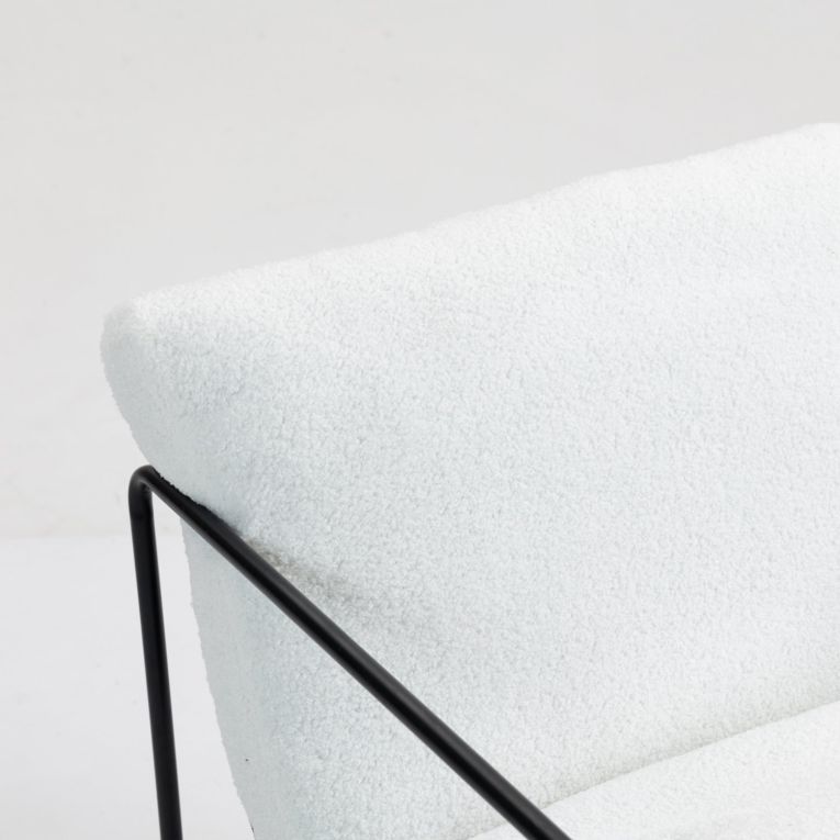 Poltrona Bianco set da 2 Braccioli 61x67x75h cm, Peso Supportato 120 kg - Appare