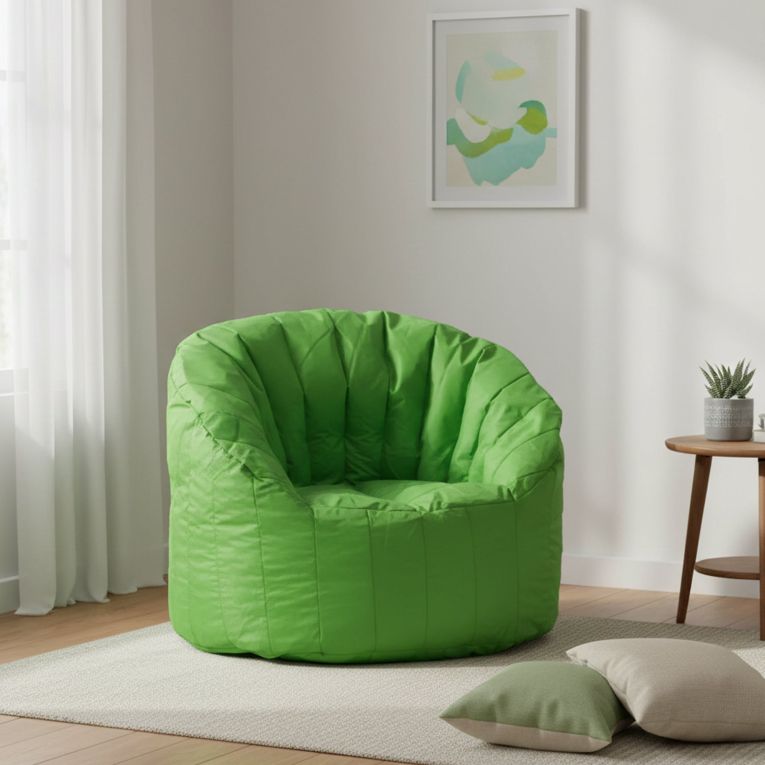 Poltrona in poliestere verde - Allos