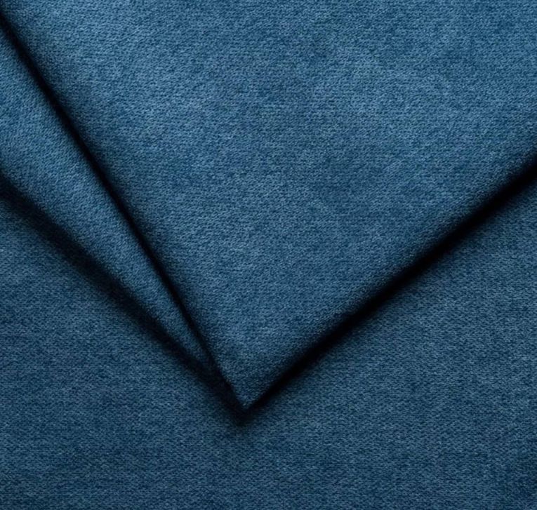 Poltrona in tessuto con braccioli blu - Dromondin