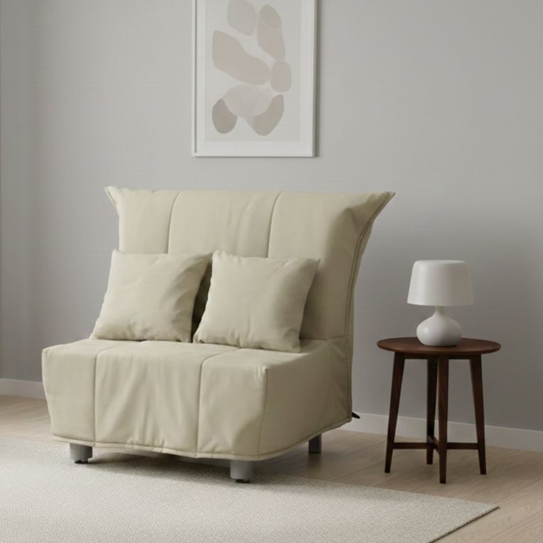Poltrona in tessuto sfoderabile beige - Andreou