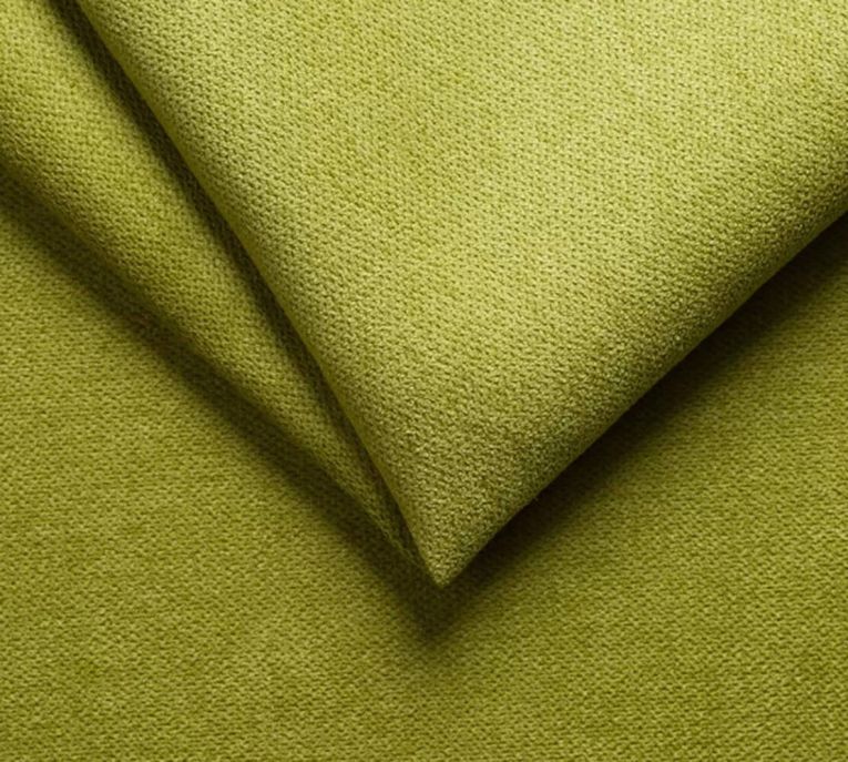 Poltrona morbida in tessuto con braccioli verde - Dromondin