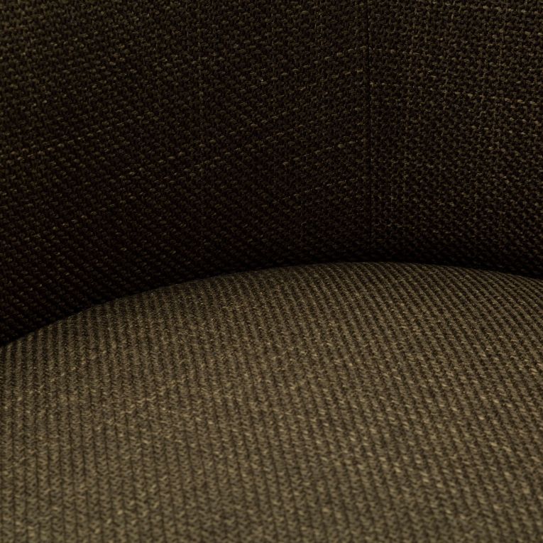 Poltrona Verde Bianco Base Girevole Braccioli 84x66x80h cm, Materiale Struttura in Metallo - Toamas