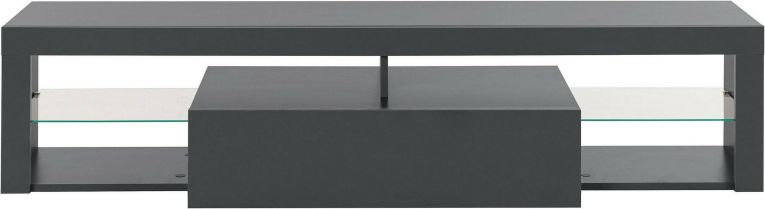 Porta TV antracite 160x40x35h cm in legno - Ivy