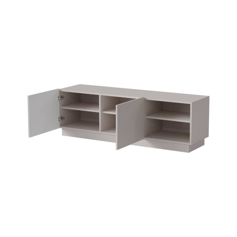 Porta TV beige 150x40x48h cm 2 ante - Finita