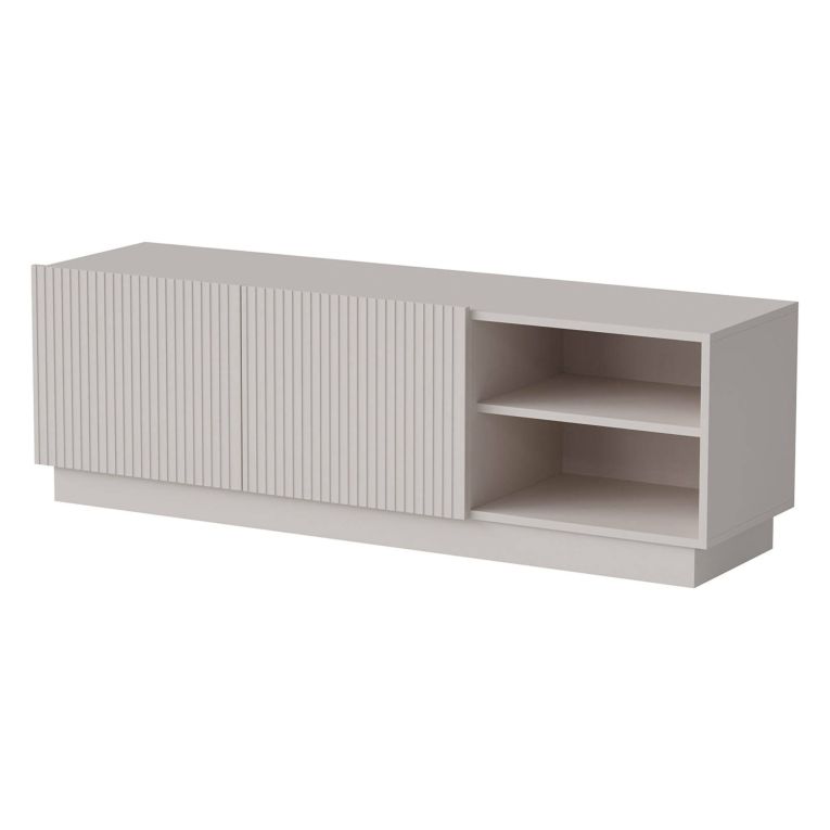 Porta TV beige 150x40x48h cm 2 ante - Finita