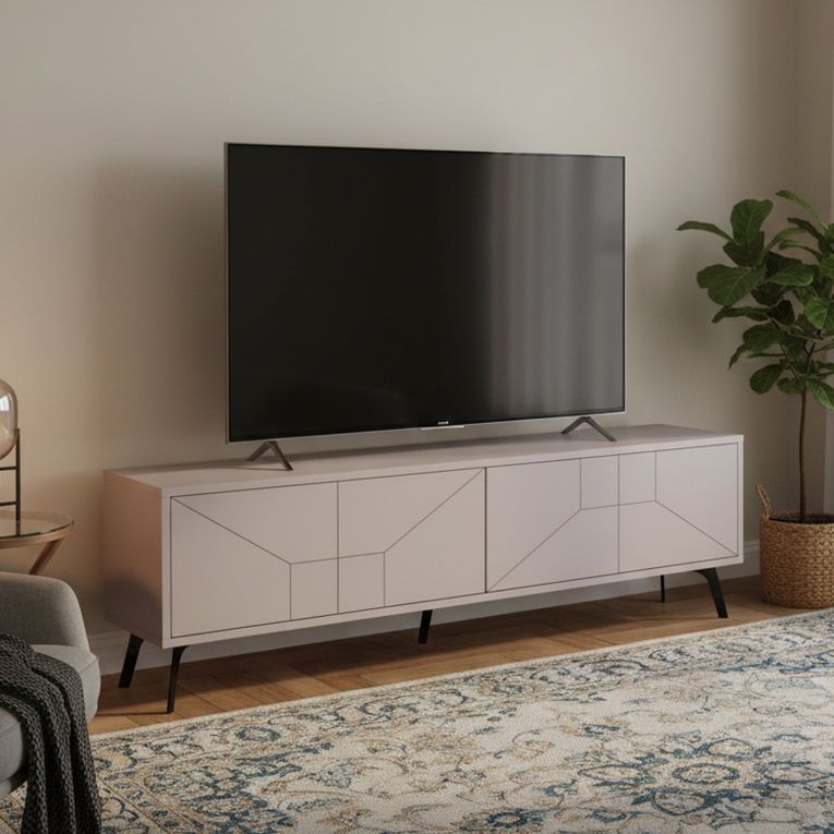 Porta TV beige 180x29x50h cm 4 ante - OlgadiKiev
