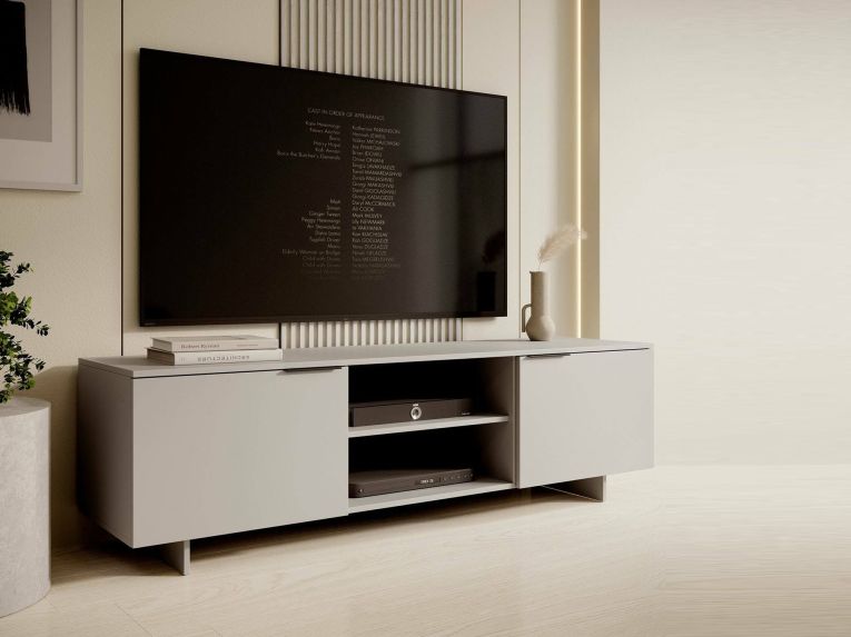 Porta TV beige 180x41x55h cm 2 ante - Buono