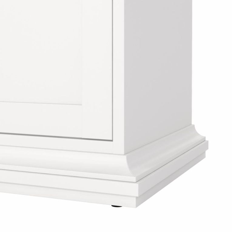 Porta TV bianco 149x41x50h cm 2 ante - Ziba