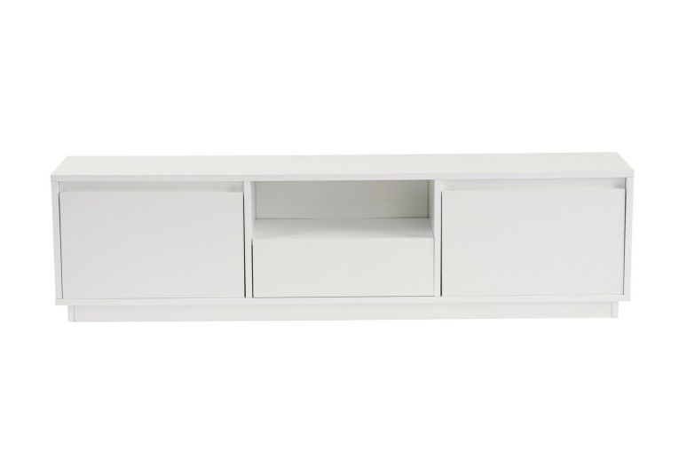 Porta TV bianco 160x29x42h cm 3 ante - Morrigan