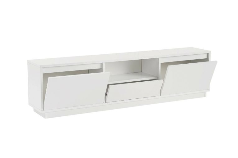 Porta TV bianco 160x29x42h cm 3 ante - Morrigan